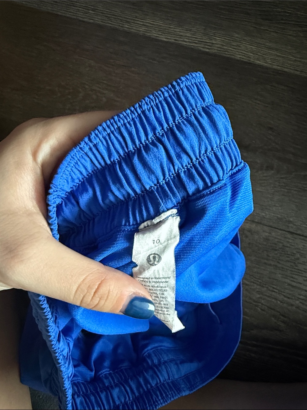 lululemon athletica Women's Athletic Shorts - Bright Blue - Picture 3 of 3